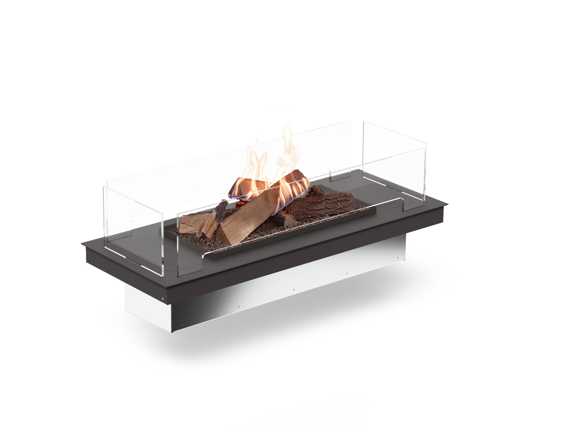 Flogs with frame and glass